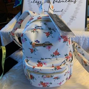 LIKE NEW Steve Madden Mini Floral Backpack
